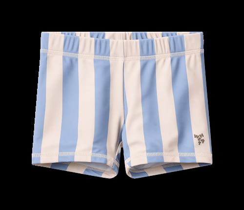 Wheat Swim Shorts Niki Bold Blue Stripe Bold Blue Stripe 116 cm  Blå  116 cm  Piger
