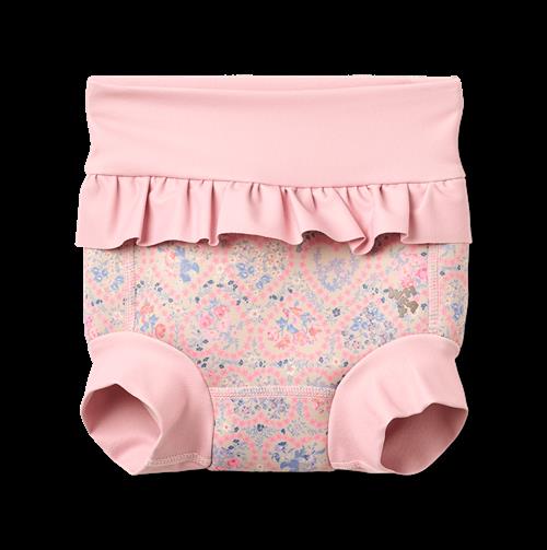 Wheat Neoprene Swim Pants Rita Pink Heart Flowers Pink Heart Flowers 6-12 months  Lyserød  6-12 måneder  Piger
