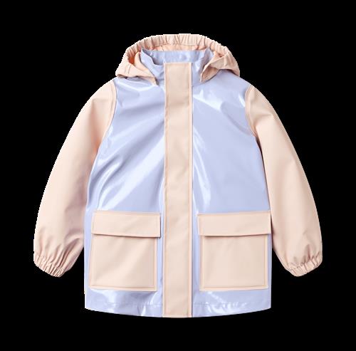 Wheat Rainwear Otu Jacket Lilac Cosmic Sky Lilac Cosmic Sky 98 cm  Lilla  98 cm  Drenge, Piger