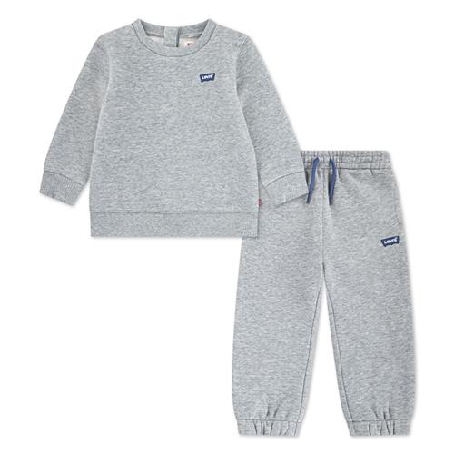 Levi's Hoodie & Joggers Sæt Grey Heather  Grey Heather 24 months  Grå  24 måneder  Drenge