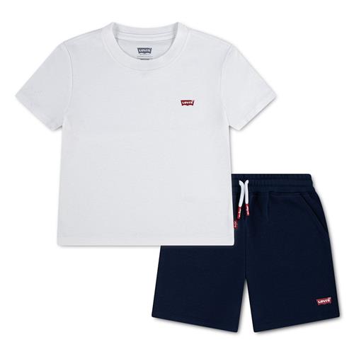 Levi's Batwing T-shirt Og Shorts Bright White  Bright White 10 Y  Hvid  10 år  Drenge