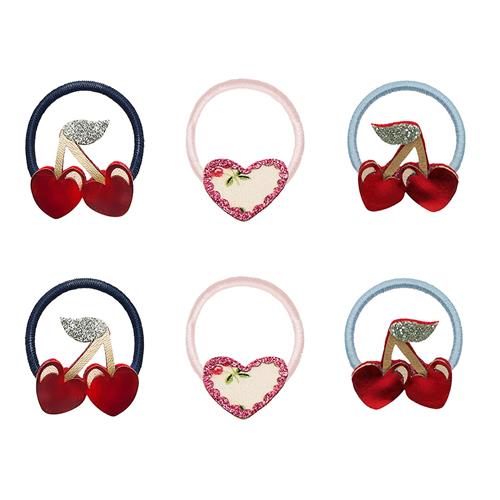 Mimi & Lula Mini Red Cherries Mon Cheri 6 Hårbånd Multi  Multi-3-8  years  Rød  3-8 år  Piger