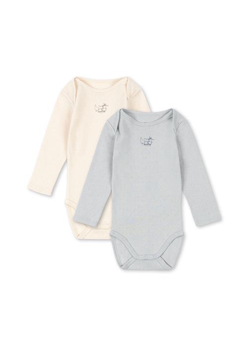 Fanga Fontana Perla 2-pak Krop Buttercream Pearl Blue  Buttercream Pearl Blue 9 months  Hvid  9 måneder  Drenge, Piger