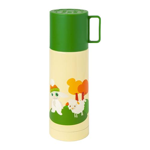 Blafre Termoflaske 350 Ml Hiking Bunny  Green/yellow-Onesize  Grøn  One Size  Drenge, Piger