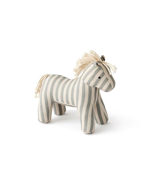 Kid's Concept Sam Blød Legetøjshest Blue/ White  Blue/ White-OS  Hvid  One Size  Drenge, Piger