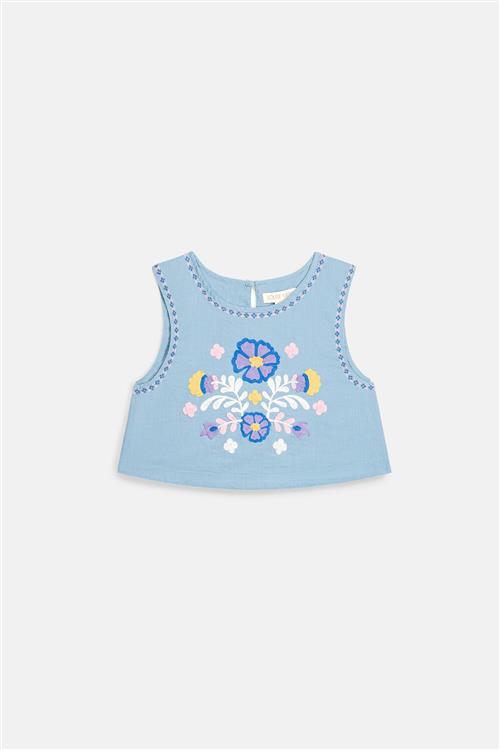 Louise Misha Albane Camisole Stone Blue  Stone Blue 6 Y  Blå  6 år  Piger