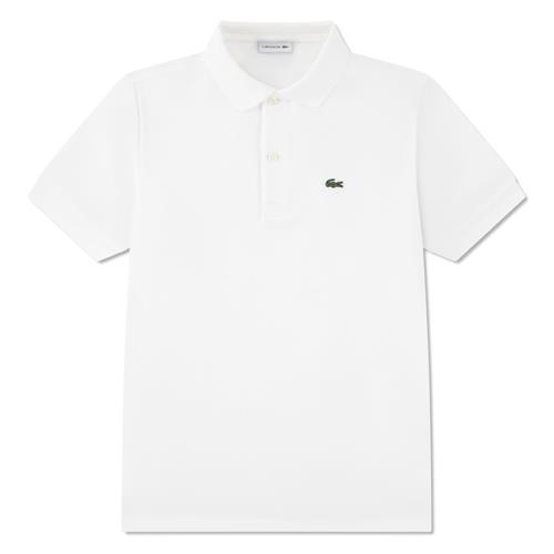 Lacoste Petit Pique Polo Blanc  Blanc 140 cm  Hvid  140 cm  Drenge