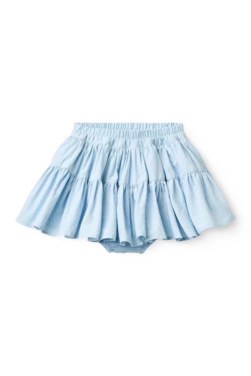 Copenhagen Colors GOTS Nederdel Light Blue  Light Blue 110 cm  Blå  110 cm  Piger