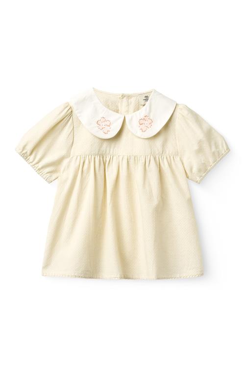 Copenhagen Colors GOTS Bluse Cream  Cream 122 cm  Creme  122 cm  Piger