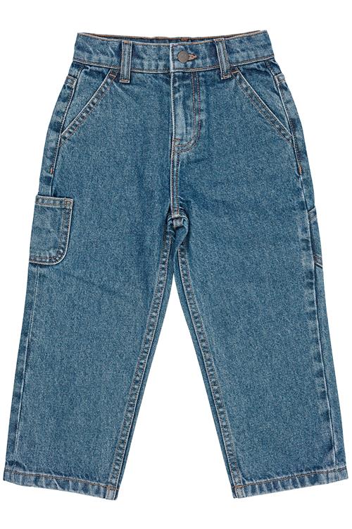 Copenhagen Colors GOTS Jeans Light Blue Indigo Washed  Light Blue Indigo Washed 80 cm  Blå  80 cm  Drenge