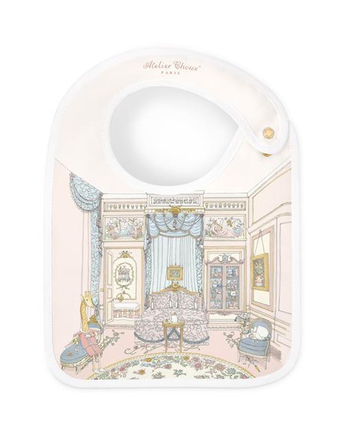 Atelier Choux GOTS Hagesmæk I Satin French Bedroom French Bedroom One Size  Lyserød  One Size From Newborn Piger