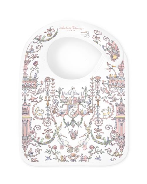 Atelier Choux GOTS Hagesmæk I Satin Toile De Jouy Pink Toile de Jouy Pink One Size  Lyserød  One Size From Newborn Piger