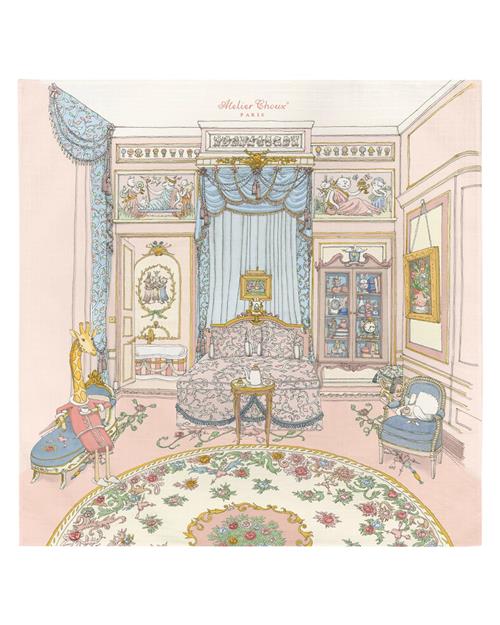 Atelier Choux GOTS Tæppe French Bedroom  French Bedroom One Size  Lyserød  One Size  Piger