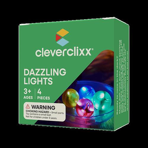 Cleverclixx Balls Pack Dazzling Lights 4 Stk. Multicolor  Multi-OS  Grøn  One Size 3+ Years Drenge, Piger