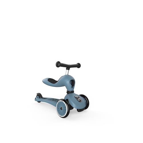 Scoot & Ride Highwaykick 1 Løbehjul Steel  Steel-1-5 Y  Blå  1-5 år  Drenge, Piger