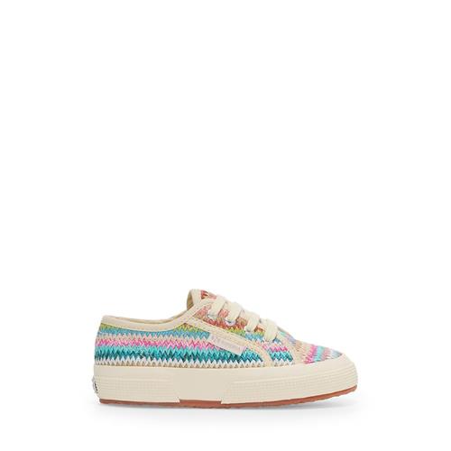 Superga 2750 Kids Raffia Sneakers Beige Laurel-purp  Beige Laurel Purp  23 EU  Beige  23 EU  Piger