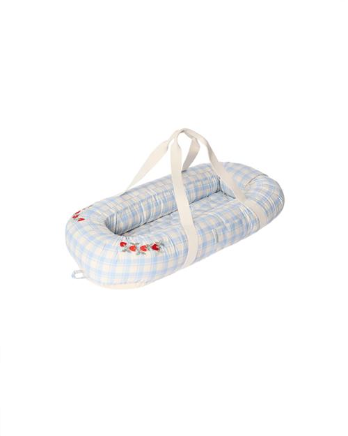 garbo&friends Babyrede Plaid Sky Blue  Plaid Sky Blue One Size  Blå  One Size  Drenge, Piger