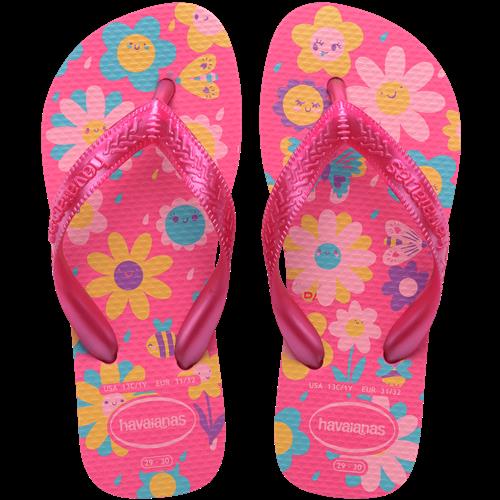 Havaianas Kids Flores Flip Flops Pink Flux P.gum Pink Flux P.Gum 29-30 EU  Lyserød  29-30  Piger