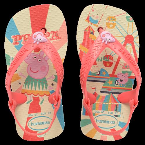 Havaianas Baby Peppa Pig Flip Flops Sandaler Buttercream Coral Buttercream Coral 22 EU  Gul  22  Piger