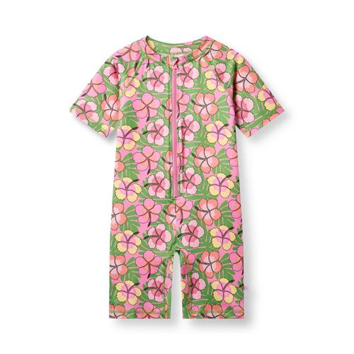 Småfolk UV Swimsuit Candy Floss Candy Floss 3-4 Y  Lyserød  3-4 år  Piger