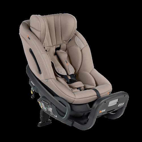 BeSafe Stretch² Autostol 6M-7Y / 61-125 Cm Dark Sand Soft Breeze  Dark Sand Soft Breeze One Size  Sort  One Size  Drenge, Piger