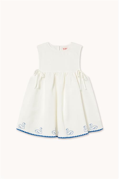 Tinycottons Swans Brows Kjole Off-white  Off-White 6 Y  Hvid  6 år  Piger