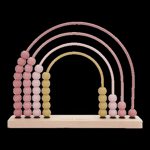 Little Dutch Rainbow Abacus Pink One Size Wood Lyserød  One Size 1+ Years Drenge, Piger