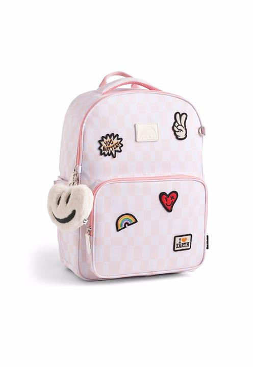 Molo Mates Rygsæk Pink Check  Pink Check One Size  Lyserød  One Size  Piger