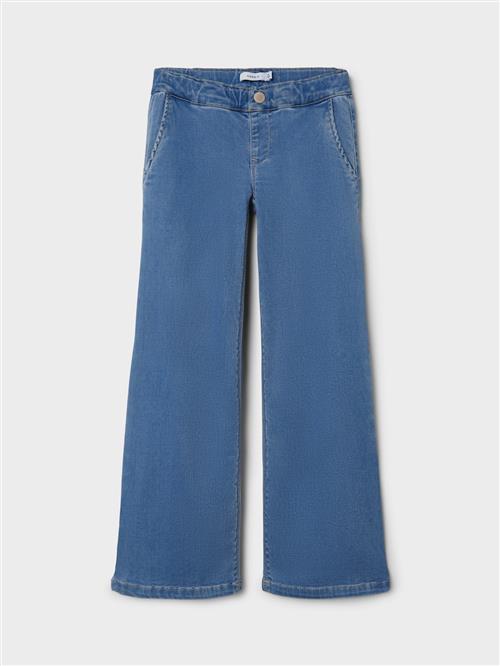 Name It Salli Wide Jeans Light Blue Denim  Light Blue Denim 104 cm  Blå  104 cm  Piger