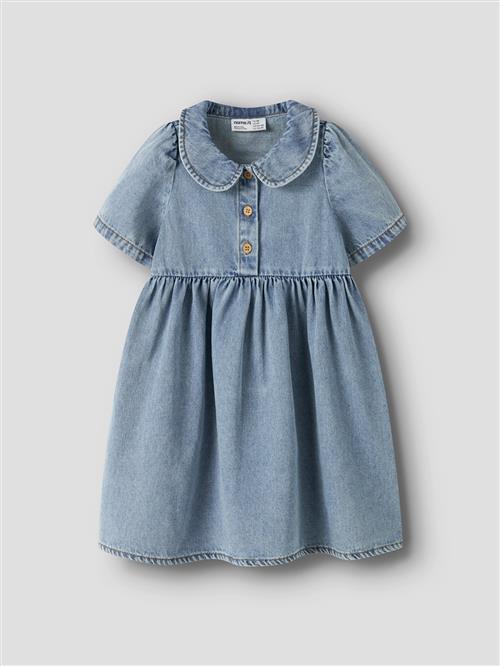 Name It Poppy Denim-kjole Medium Blue Denim  Medium Blue Denim 110 cm  Blå  110 cm  Piger