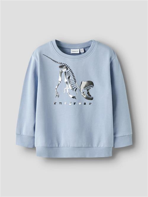 Name It Finn Sweatshirt Blue Fog  Blue Fog 116 cm  Blå  116 cm  Drenge
