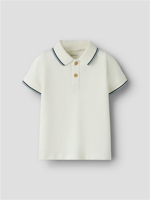 Name It Polo Cloud Dancer  Cloud Dancer 122/128 cm  Hvid  122/128 cm  Drenge