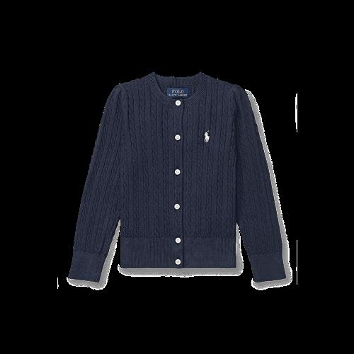 Ralph Lauren Mini-Cable Cardigan Hunter Navy  Hunter Navy 109-116 cm  Marineblå  109-116 cm  Piger