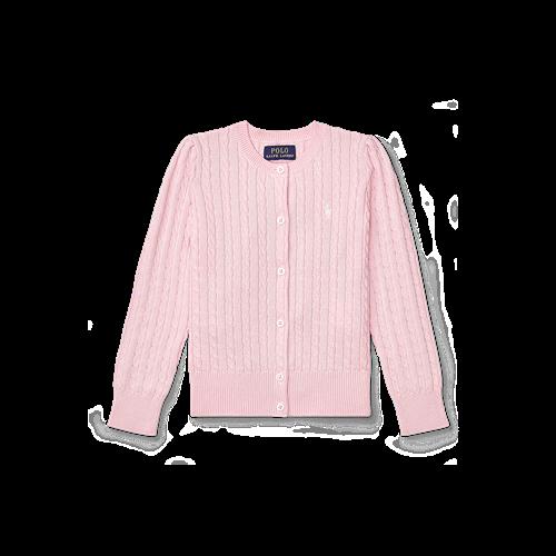 Ralph Lauren Mini-Cable Cardigan Hint Of Pink  Hint Of Pink 88-93 cm  Lyserød  88-93 cm  Piger