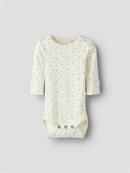 Lil’ Atelier Bodysuit Coconut Milk  Coconut Milk 68 cm  Hvid  68 cm  Piger