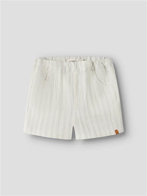 Lil’ Atelier Shorts Coconut Milk  Coconut Milk 122 cm  Hvid  122 cm  Drenge