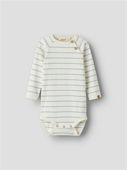 Lil’ Atelier Bodysuit Zen Blue  Zen Blue 56 cm  Hvid  56 cm  Drenge