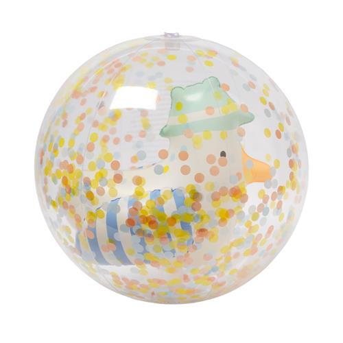 SUNNYLiFE Sid The Seagull 3D Inflatable Beach Ball Blue Stripe  Blue Stripe-One Size  Blå  One Size  Drenge, Piger