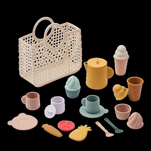 Liewood Elna Picnic-sæt Sandy Multi Mix  Sandy Multi Mix One Size  Creme  One Size  Drenge, Piger