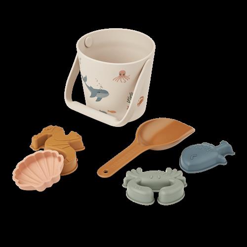Liewood Gilma Strand-sæt Sandy  Sandy One Size  Creme  One Size  Drenge, Piger