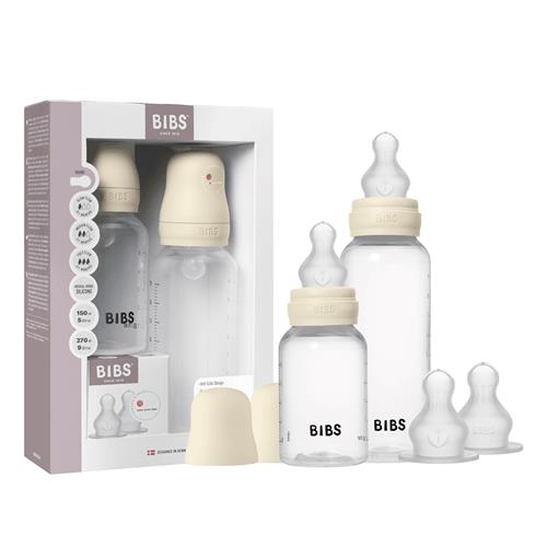 BIBS Grow & Flow Flaskesæt Ivory  Ivory One Size  Creme  One Size From Newborn Drenge, Piger