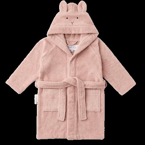 Liewood Lily Badekåbe Rabbit Rose  Rabbit Rose 3-4 Y  Lyserød  3-4 år  Piger