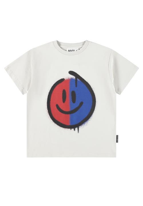 Molo GOTS Riley T-shirt Duo Smile  Duo Smile 140 cm  Hvid  140 cm  Drenge