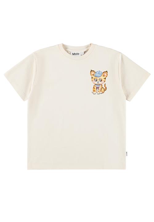 Molo GOTS Riley T-shirt Curious Tiger Curious Tiger 164 cm  Creme  164 cm  Piger