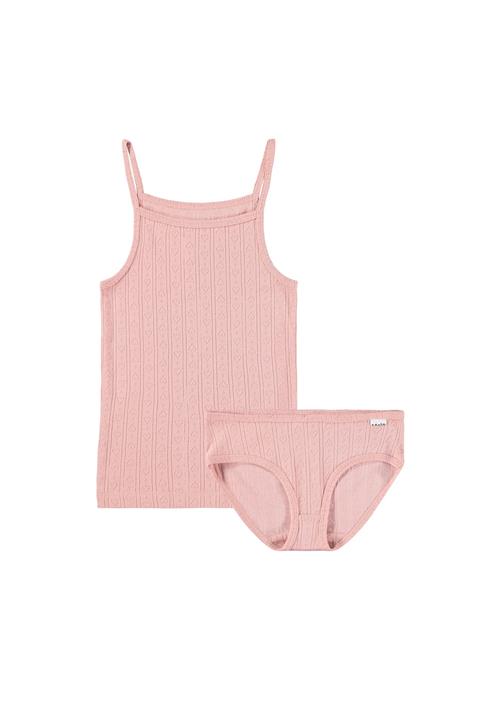 Molo GOTS Janice Undertøjssæt Mellow Rose  Mellow Rose 158/164 cm  Lyserød  158/164 cm  Piger