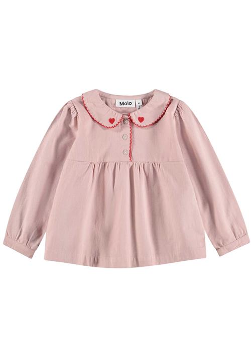 Molo GOTS Edie Bluse Petal Blush  Petal Blush 104 cm  Lyserød  104 cm  Piger