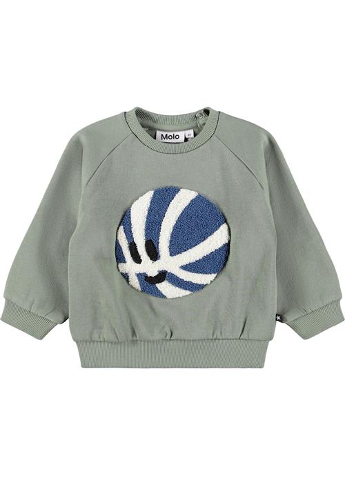 Molo GOTS Disc Sweatshirt Cladonia  Cladonia 80 cm  Grøn  80 cm  Drenge, Piger