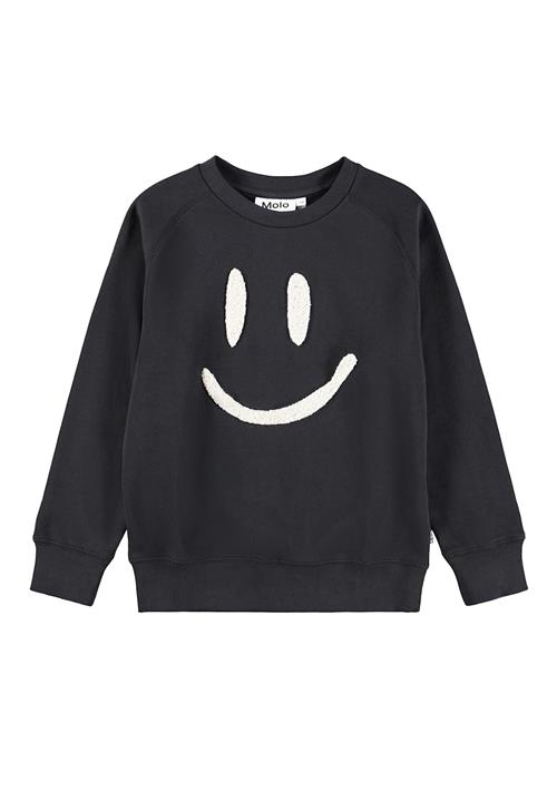 Molo GOTS Mike Sweatshirt Black  Black 122 cm  Sort  122 cm  Drenge, Piger