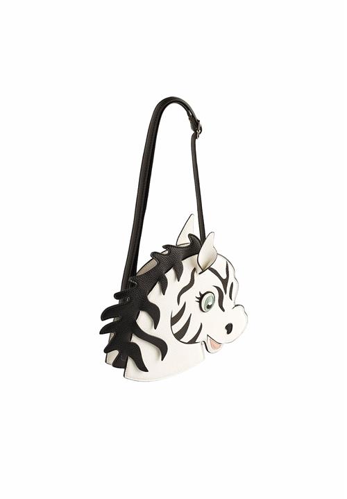 Molo Zebra Taske Zebra Stripes  Zebra Stripes One Size  Hvid  One Size  Piger