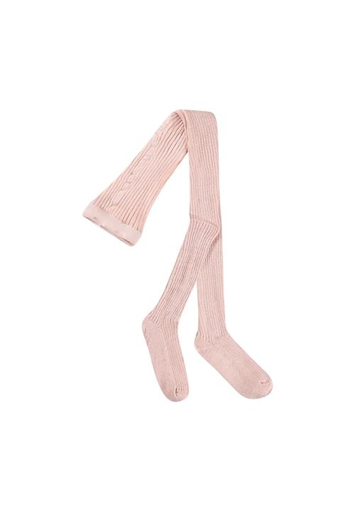 Molo Glitter Rib Strømpebukser Petal Blush  Petal Blush 92/98 cm  Lyserød  92/98 cm  Piger